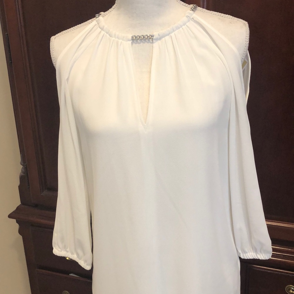 Michael Kors Cold Shoulder Top